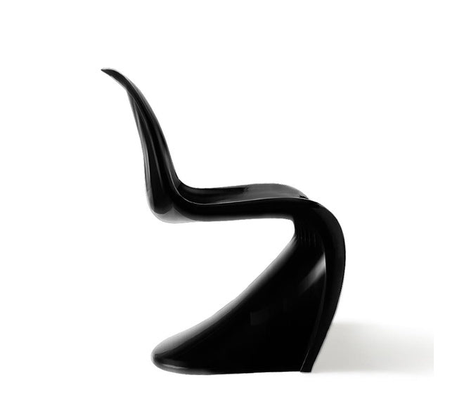 S Shaped Dinning Chair Black