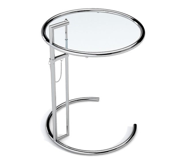 Coffee Table Side Table Glass and Steel Frame - MODFEEL